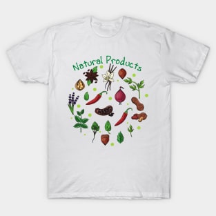 Vegan Natural Products Design T-Shirt